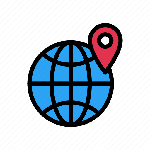 Global, gps, location, map, pin icon - Download on Iconfinder