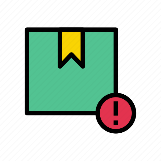 Alert, box, delivery, parcel, warning icon - Download on Iconfinder