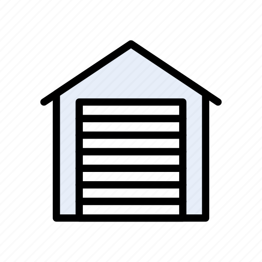 Building, cargo, shipping, shutter, warehouse icon - Download on Iconfinder