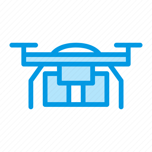 Box, cargo, delivery, drone, logistics icon - Download on Iconfinder