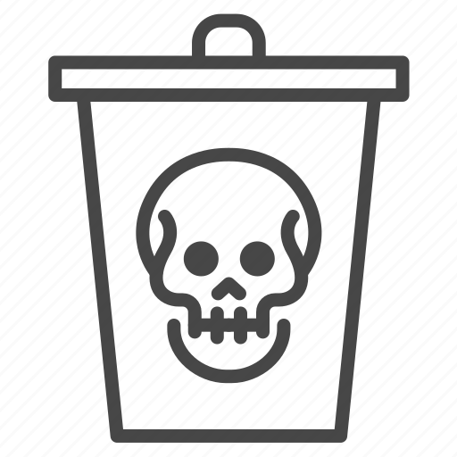 Danger, garbage, poison, poisonous, toxic, trash, warning icon - Download on Iconfinder