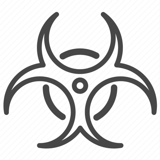 Biohazard, danger, hazard, sign, warning, hazardous icon - Download on Iconfinder