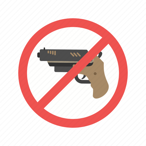 Control, guns, handgun, no, pistol, safety, warning icon - Download on Iconfinder