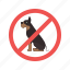 allowed, dog, no, park, pet, pets, sign 