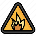 fire, caution, danger, signaling, warning, prohibition, forbidden, signs