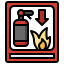 fire, extinguisher, signaling, warning, signs, danger 