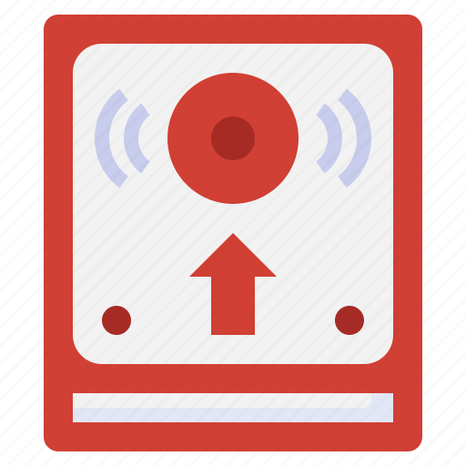 Fire, alarm, signaling, warning, signs, danger icon - Download on Iconfinder
