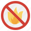 no, fire, danger, signaling, warning, prohibition, forbidden, signs 
