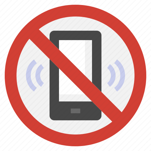 No, phones, signaling, warning, prohibition, forbidden, signs icon - Download on Iconfinder