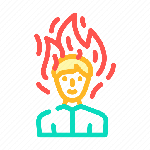 Burning, man, after, wasabi, japanese, spice icon - Download on Iconfinder