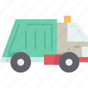 waste, hauler, truck, garbage, disposal