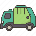 waste, truck, disposal, vehicle, sanitation