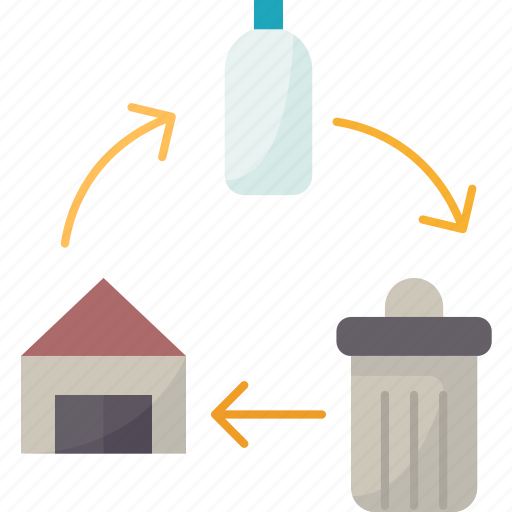 Recycling, process, waste, reuse, environment icon - Download on Iconfinder