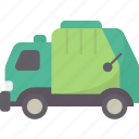 waste, truck, disposal, vehicle, sanitation
