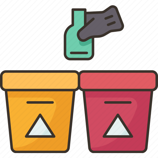 Waste, sorting, separate, disposal, environment icon - Download on Iconfinder