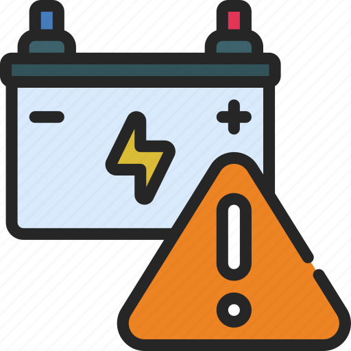 Car, battery, warning, batteries, vehicle icon - Download on Iconfinder