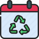recycle, date, schedule, calendar, recycling