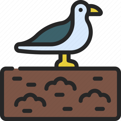 Seagull, at, landfill, garbage, dump, tip icon - Download on Iconfinder
