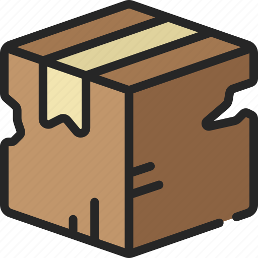 Torn, cardboard, box, ripped, trash icon - Download on Iconfinder