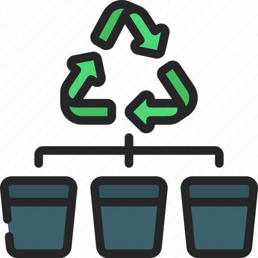 Trash, sorting, sort, recycling, environment icon - Download on Iconfinder
