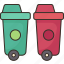 waste, bins, separate, garbage, environmental 