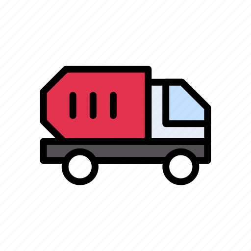 Dumper, storage, truck, vehicle, waste icon - Download on Iconfinder