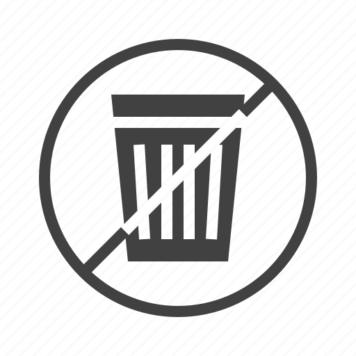 Garbage, no, trash, waste icon - Download on Iconfinder