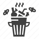 bin, garbage, trash, waste