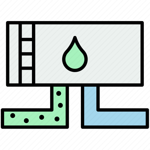 Waste, water, treatment, plant, large, tank, environment icon - Download on Iconfinder