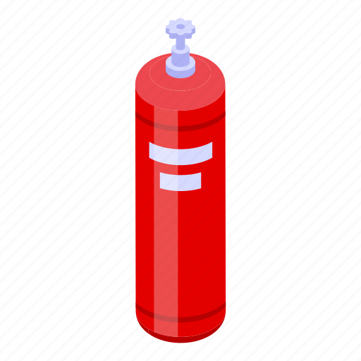 Gas, cylinder, isometric icon - Download on Iconfinder