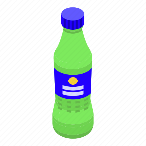 Bottle, soda, isometric icon - Download on Iconfinder