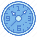 circular, clock, time, wall, watch
