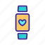 contour, drawing, linear, smartwatch, tracker 