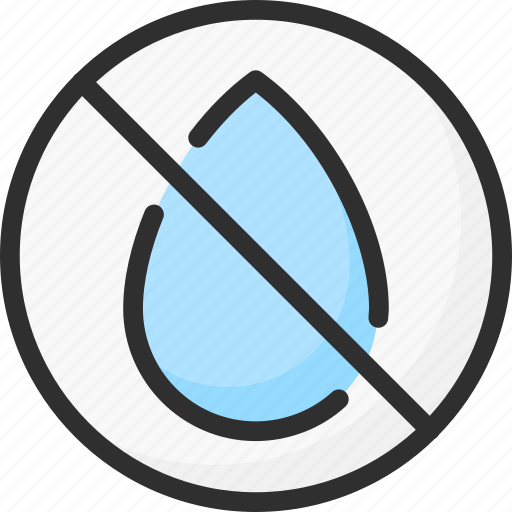 No, out, sign, water icon - Download on Iconfinder