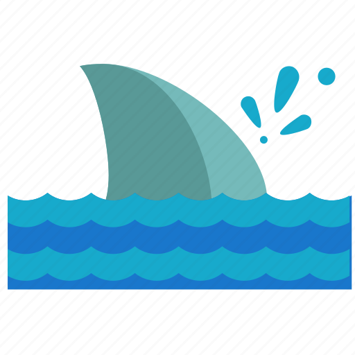 Activities, animal, nautical, ocean, sea, shark, water icon - Download on Iconfinder