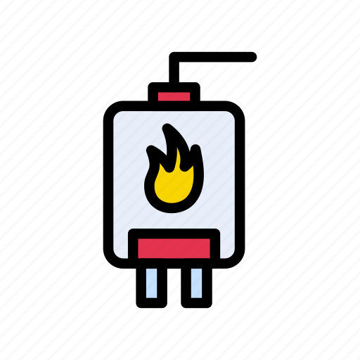Boiler, gas, heater, plumbing, water icon - Download on Iconfinder