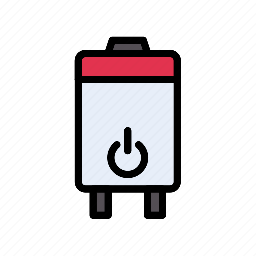 Geyser, heater, off, plumbing, water icon - Download on Iconfinder