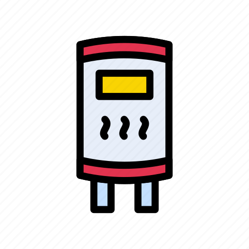 Geyser, heater, hot, plumbing, water icon - Download on Iconfinder