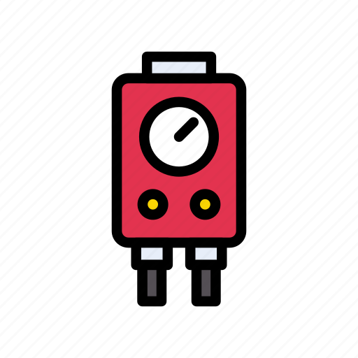 Gas, heater, measure, meter, water icon - Download on Iconfinder