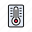 hot, measure, temperature, thermometer, water 