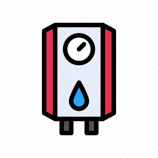 Electronics, geyser, heater, water icon - Download on Iconfinder