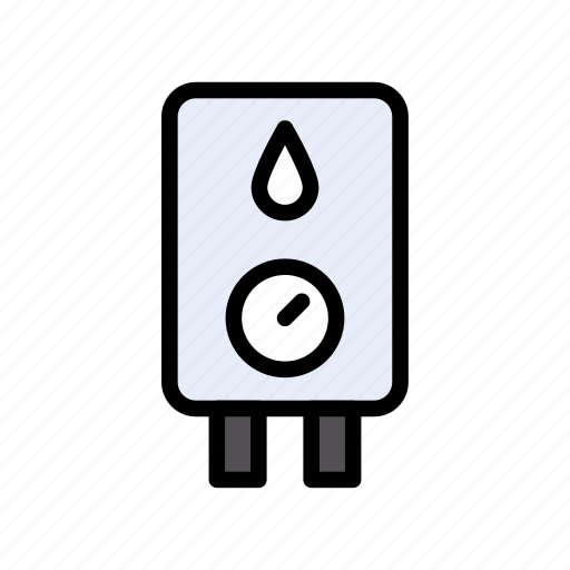 Gauge, heater, measure, meter, water icon - Download on Iconfinder