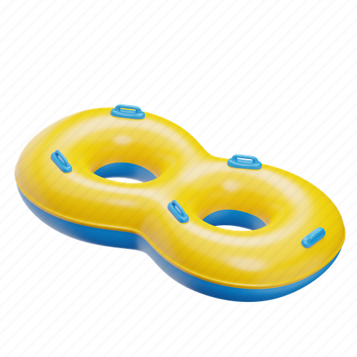 Double, ring, float, pool float, lifebuoy, pool, rubber ring icon - Download on Iconfinder