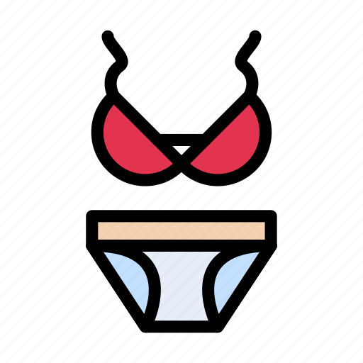 Bikini, bra, female, lingerie, underwear icon - Download on Iconfinder