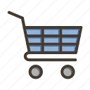 cart, shopping, ecommerce, shop, trolley