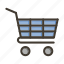 cart, shopping, ecommerce, shop, trolley 
