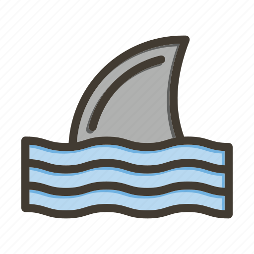 Fin, sea, shark, fish, ocean icon - Download on Iconfinder