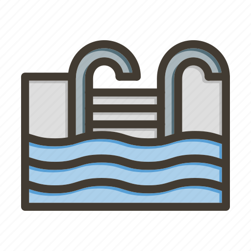 Swimming pool, pool, swimming, water, summer icon - Download on Iconfinder