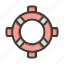 rubber ring, beach, summer, vacation, float 