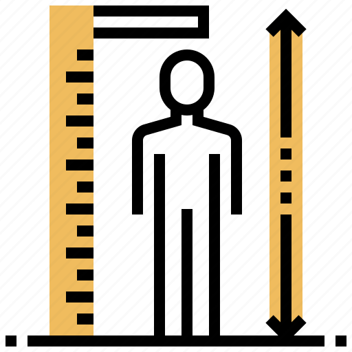 Height, long, measurement, ruler, scale icon - Download on Iconfinder